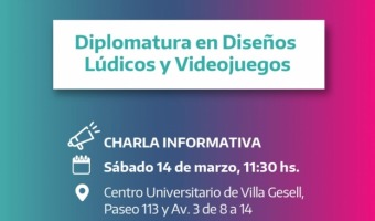CHARLA INFORMATIVA SOBRE DIPLOMATURA EN DISE�OS L�DICOS